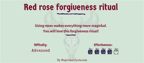 forgiveness ritual