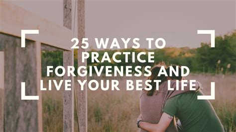 forgiveness techniques