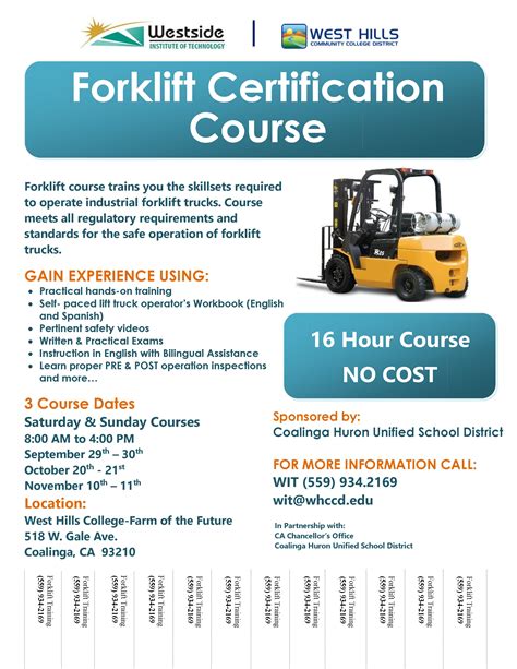 Forklift Certification Card Template Word