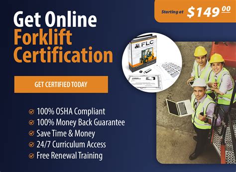 Forklift Certification Online