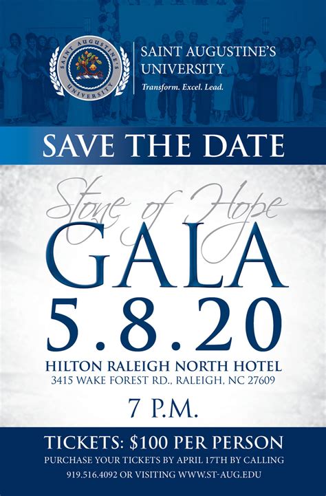 Formal Gala Save the Date Template