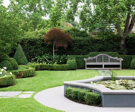 A formal garden design