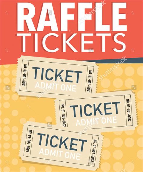 Formal Raffle Ticket Template