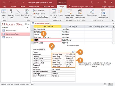 Format the Date Field