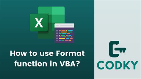 Using the Format function in VBA