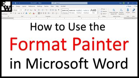 Format Painter in Excel