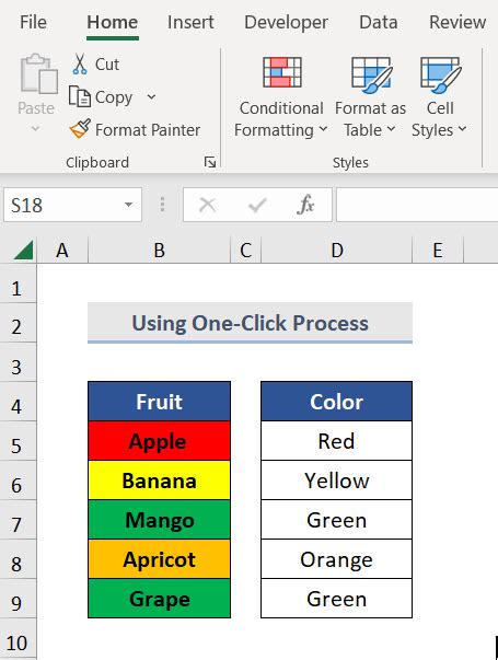 Format Painter Method