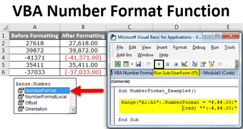 Formatos de Número en VBA