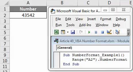 Ejemplos de Formatos de Número en VBA