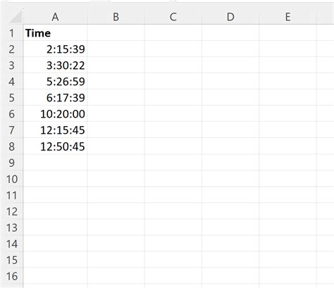 Formatting milliseconds in Excel