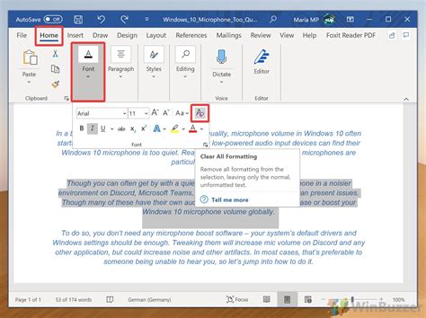 Formatting options for conditional formatting