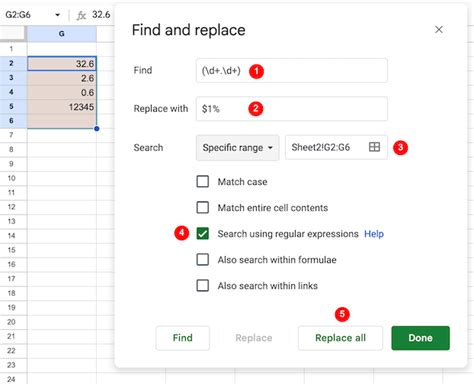 Formatting Percentages in Google Sheets