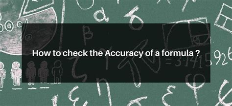 Formula Accuracy Checking