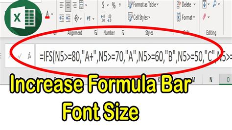 Formula Bar Font 1