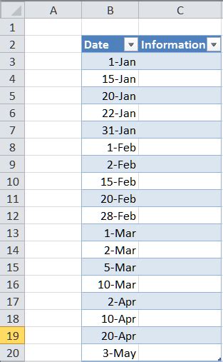 Using a Formula to Create Banded Rows