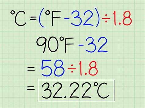 Using a Conversion Formula