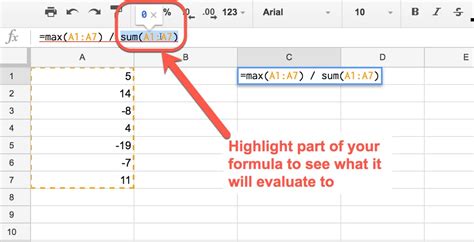 Sheets Formula Parse Error Image 3