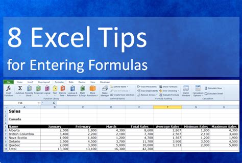 Formula Tips