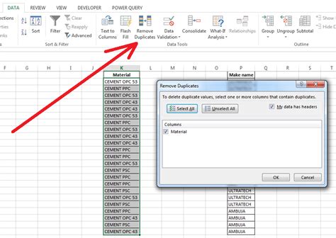 Formula to Remove Duplicates