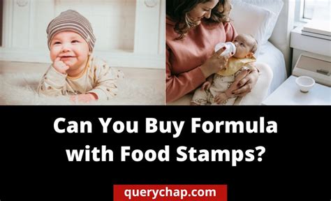 Get Formula with Food Stamps