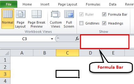 Using the Formula Bar