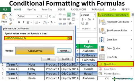 Formulas and Conditional Formatting