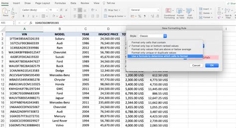 Formulatext Excel conditional formatting