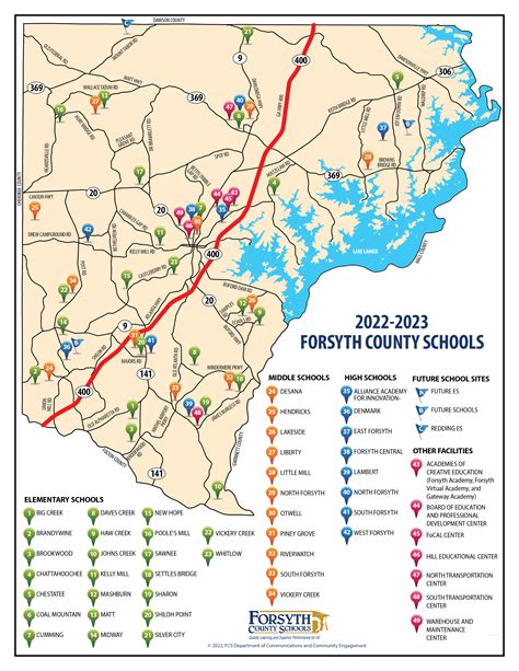 Forsyth County School District Map