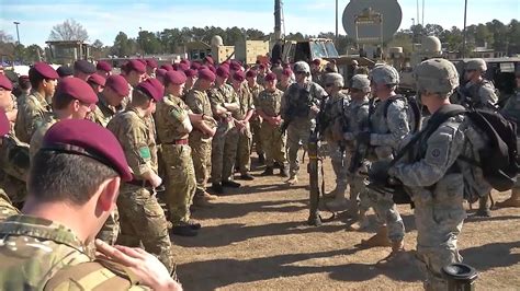 Soldiers training at Fort Bragg