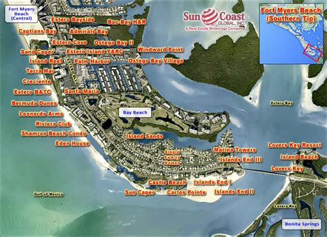 Fort Myers Beach Attractions Map