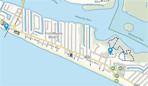 Fort Myers Beach Bike Trails Map