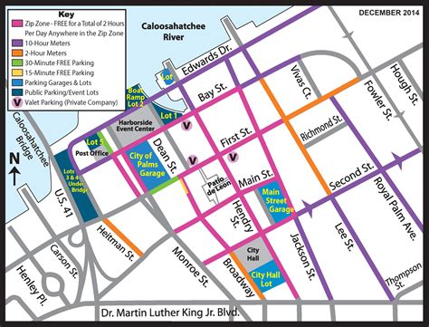 Fort Myers Beach Downtown Map