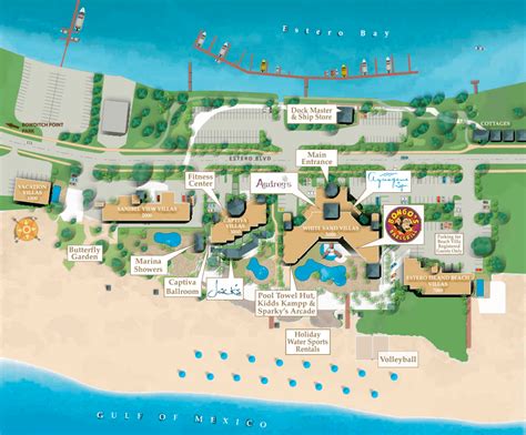 Fort Myers Beach Hotels and Accommodations Map