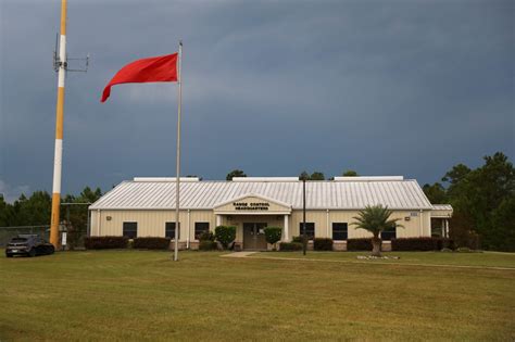 Aerial view of Fort Stewart Range Control training grounds