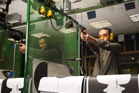 Gun range practice at the Fort Wayne Gun Range