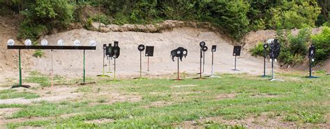 Target shooting at the Fort Wayne Gun Range