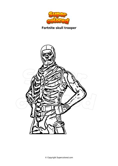 Fortnite Trooper Coloring Page