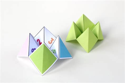 Fortune Teller Origami Template