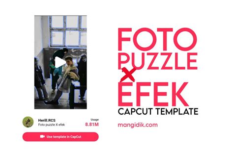 Foto Puzzle Efek CapCut Template 9