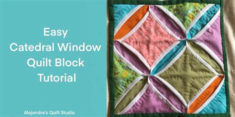 Foundation Paper Piecing Cathedral Window Quilt