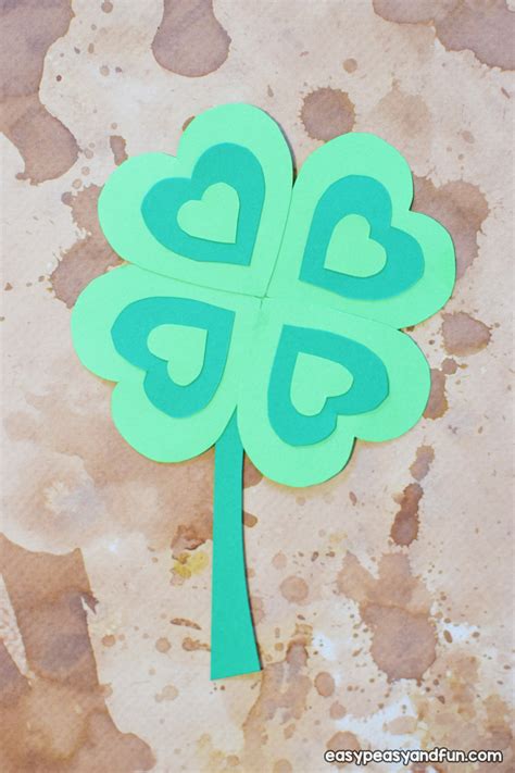 Four Leaf Clover Craft Template