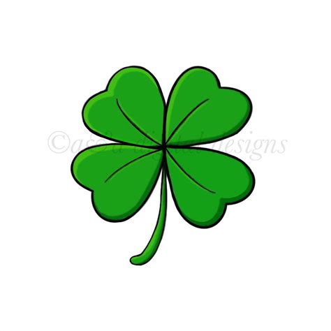 Four-Leaf Clover Design 1