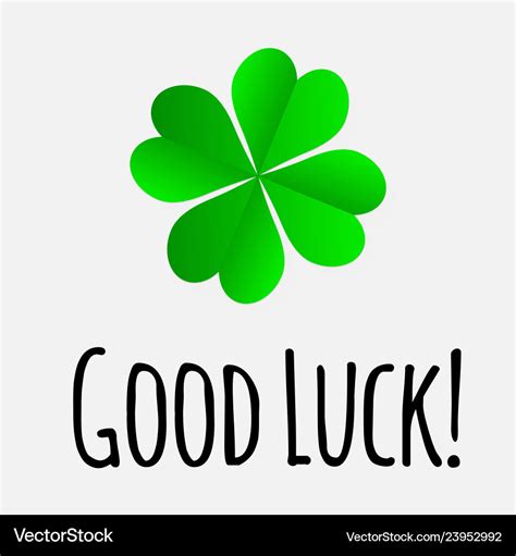 Four-leaf clover good luck