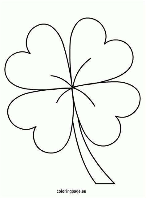 Four-Leaf Clover Template