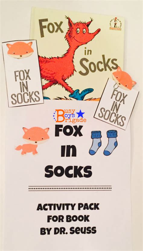 Fox in Socks Printable Fun