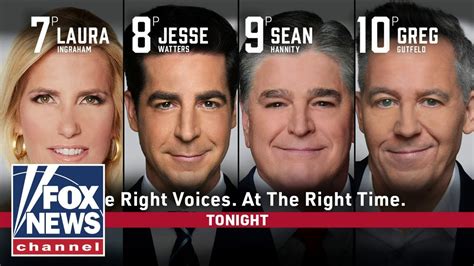 Fox News primetime lineup