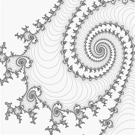 Fractals 2 Coloring Page