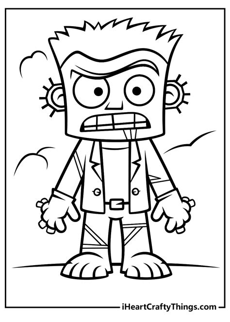 Frankenstein's Monster Coloring Page