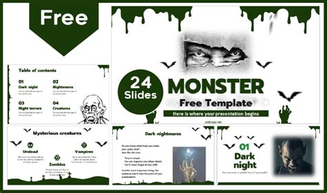 Frankenstein's Monster Google Slides Template