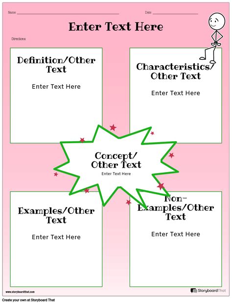 Frayer Model Template Example 4